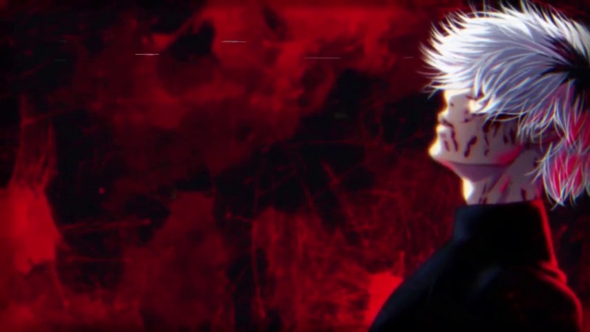 Ken Kaneki Blur Red Background Tokyo Ghoul Animated Desktop