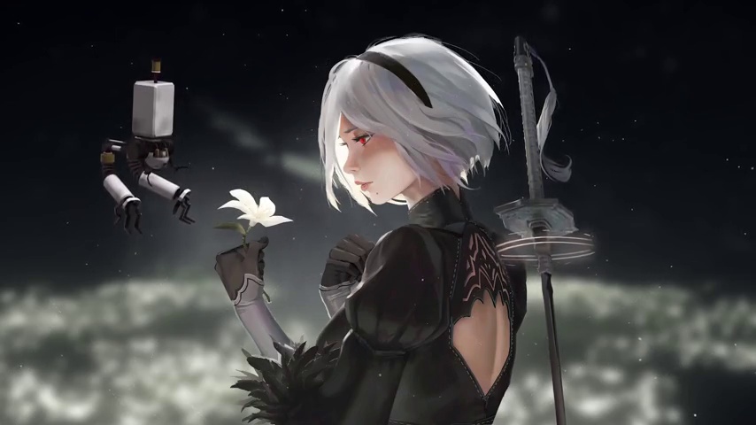 Nier Automata Blast Wave - Live Wallpaper - LiveWallpapers4Free.com