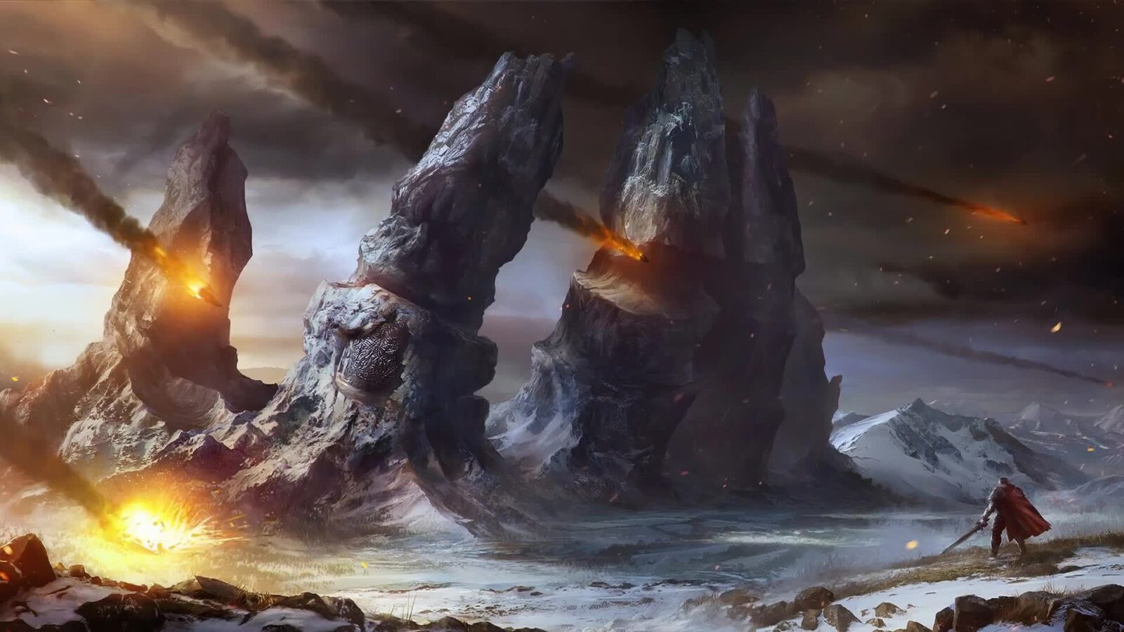 LiveWallpapers4Free.com | Lords Of The Fallen Video Game Meteor Storm - Free Animated Wallpaper