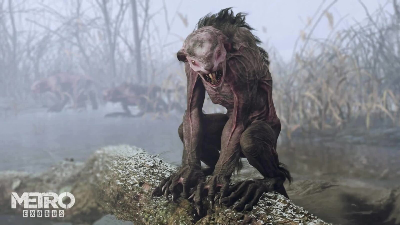 Metro Exodus Swamp Rat Mutant - Animated Desktop Background