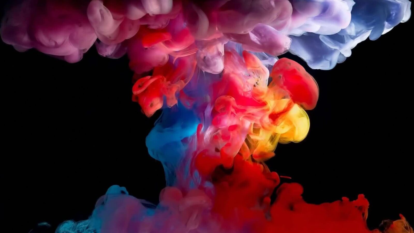 Artistic Colorful Abstract Smoke - Free Live Wallpaper