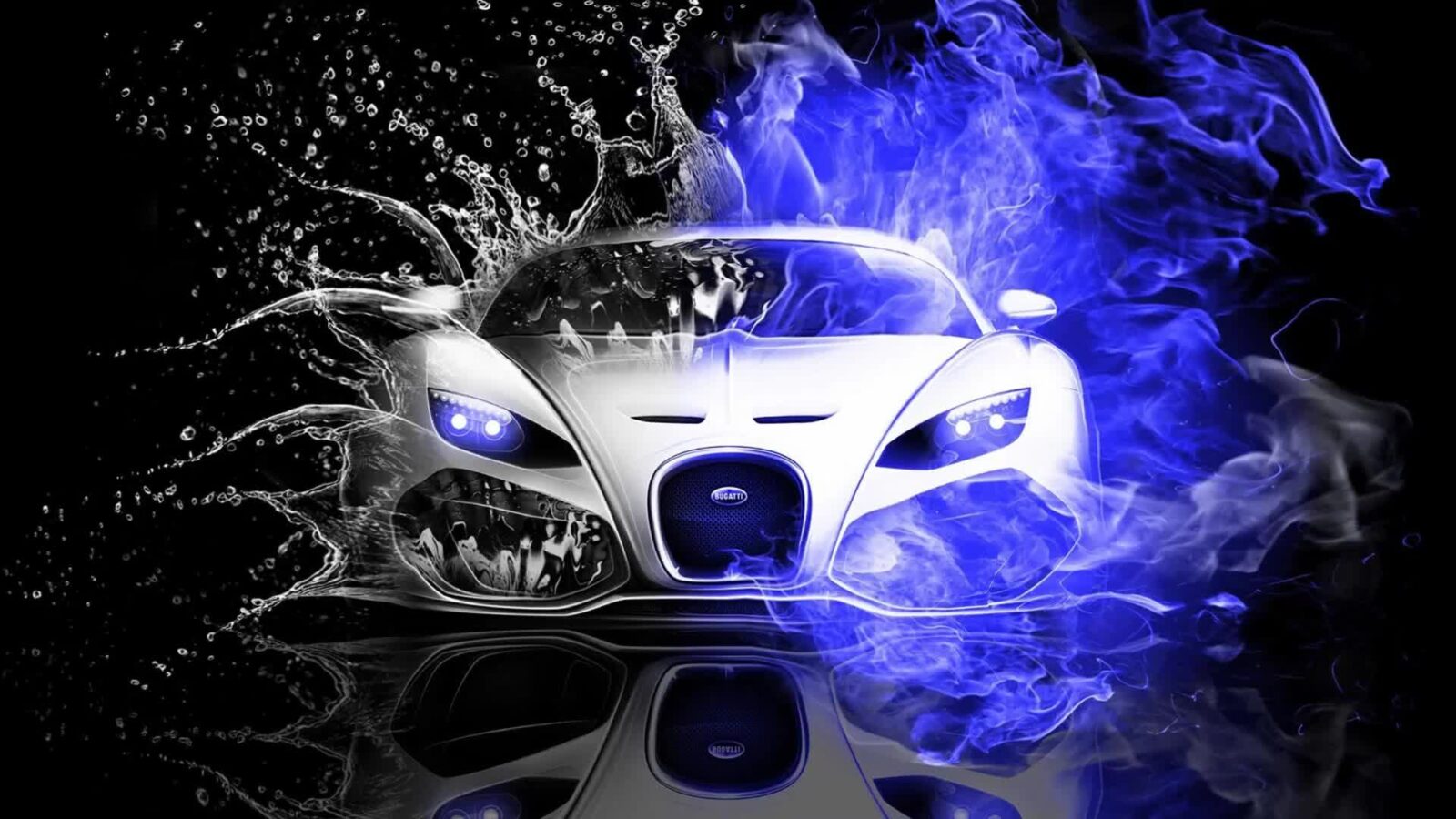 LiveWallpapers4Free.com | 3D Sport Car Bugatti Concept Art - Free Live Wallpaper