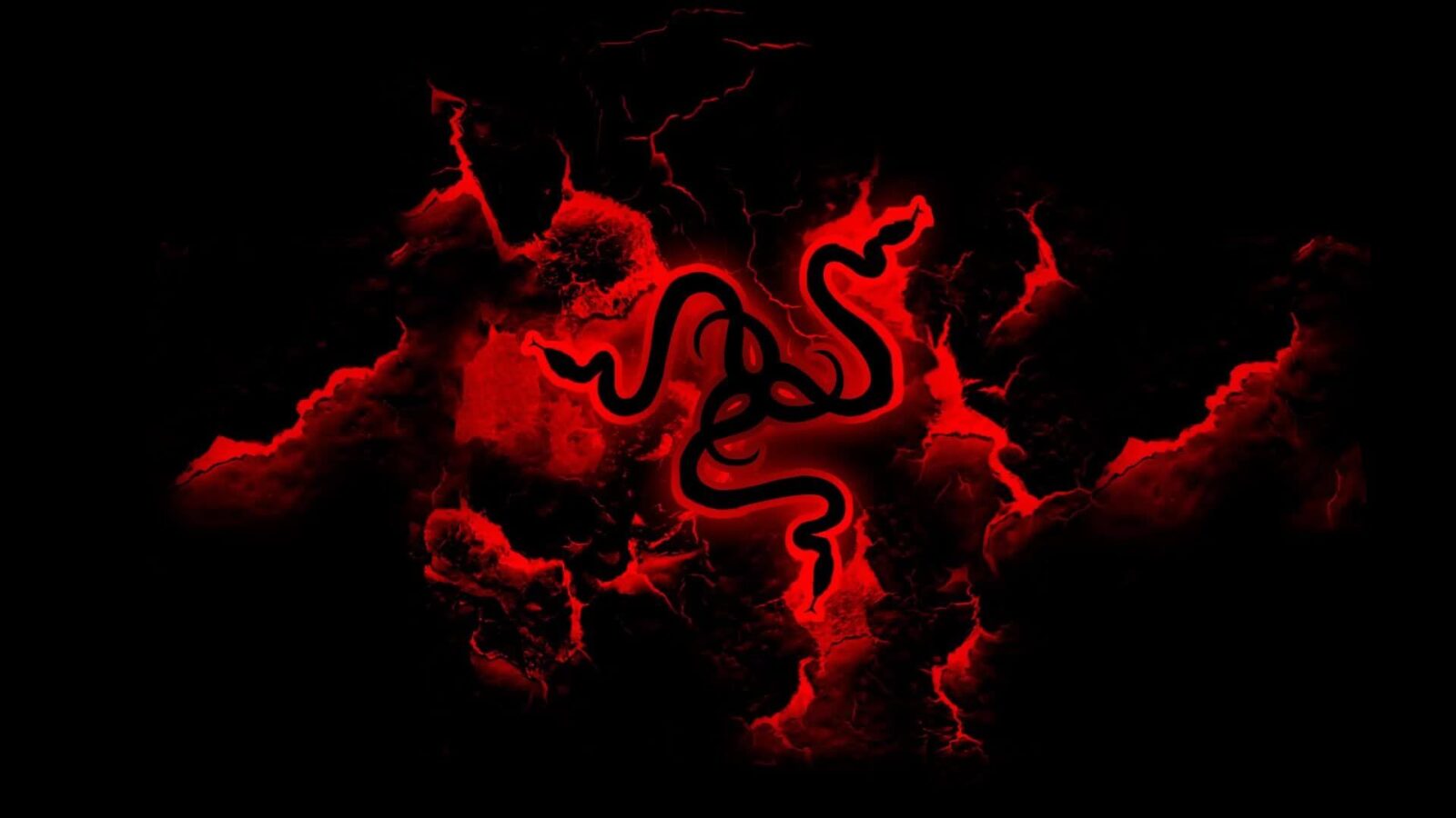 LiveWallpapers4Free.com | Razer Gaming Brand Abstract Red - Free Live Wallpaper