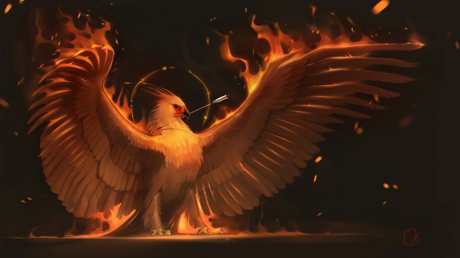 War Phoenix Arrow Fire 4K Quality – Free Live Wallpaper