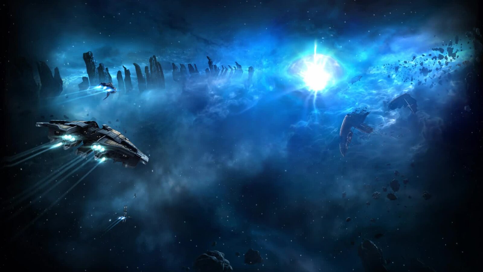 LiveWallpapers4Free.com | Fantasy Battle Spaceship Attack - Free Live Wallpaper