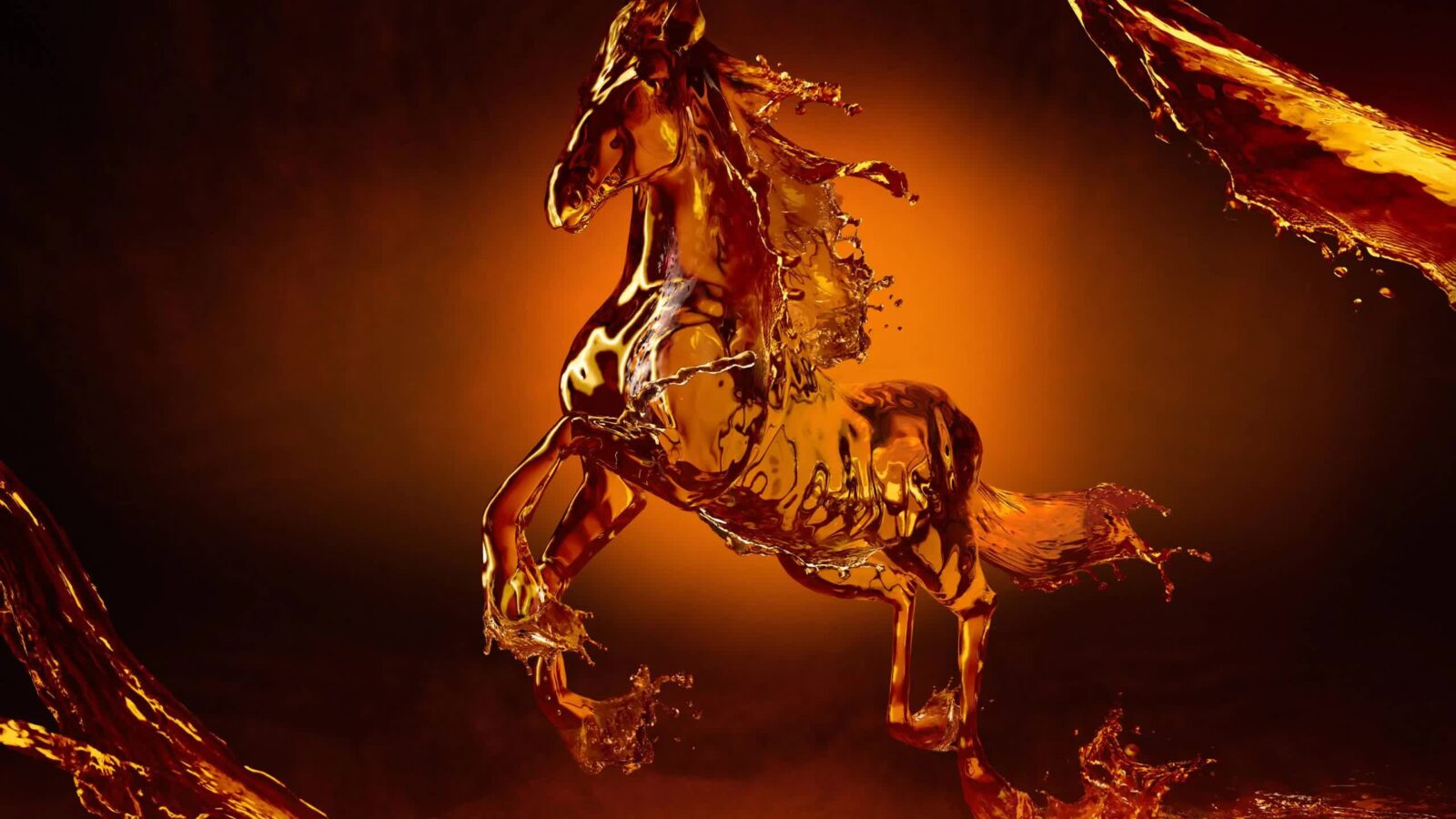 Liquid Horse 2K - Free Live Wallpaper