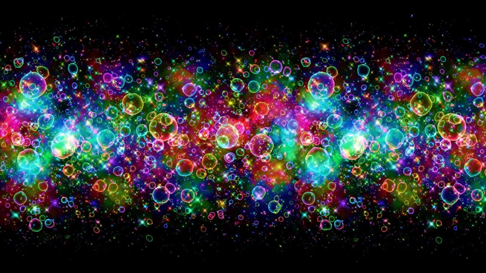 LiveWallpapers4Free.com | Fantasy Colorful Water Bubbles Abstract - Free Live Wallpaper