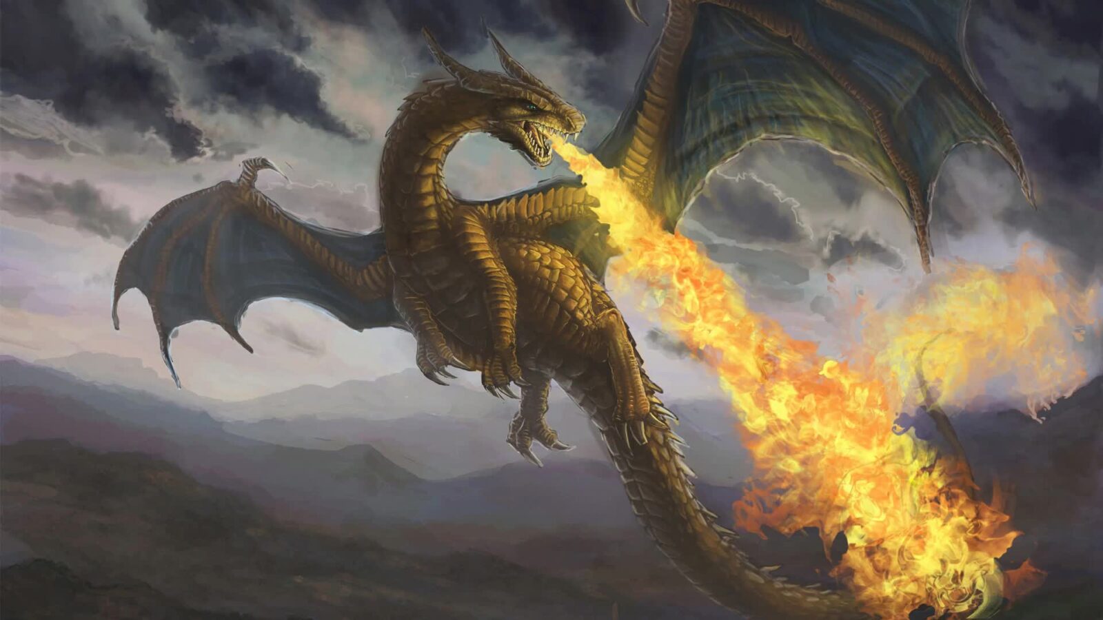 Dragon Flame Fantasy Art - Free Animated Wallpaper - Live Desktop