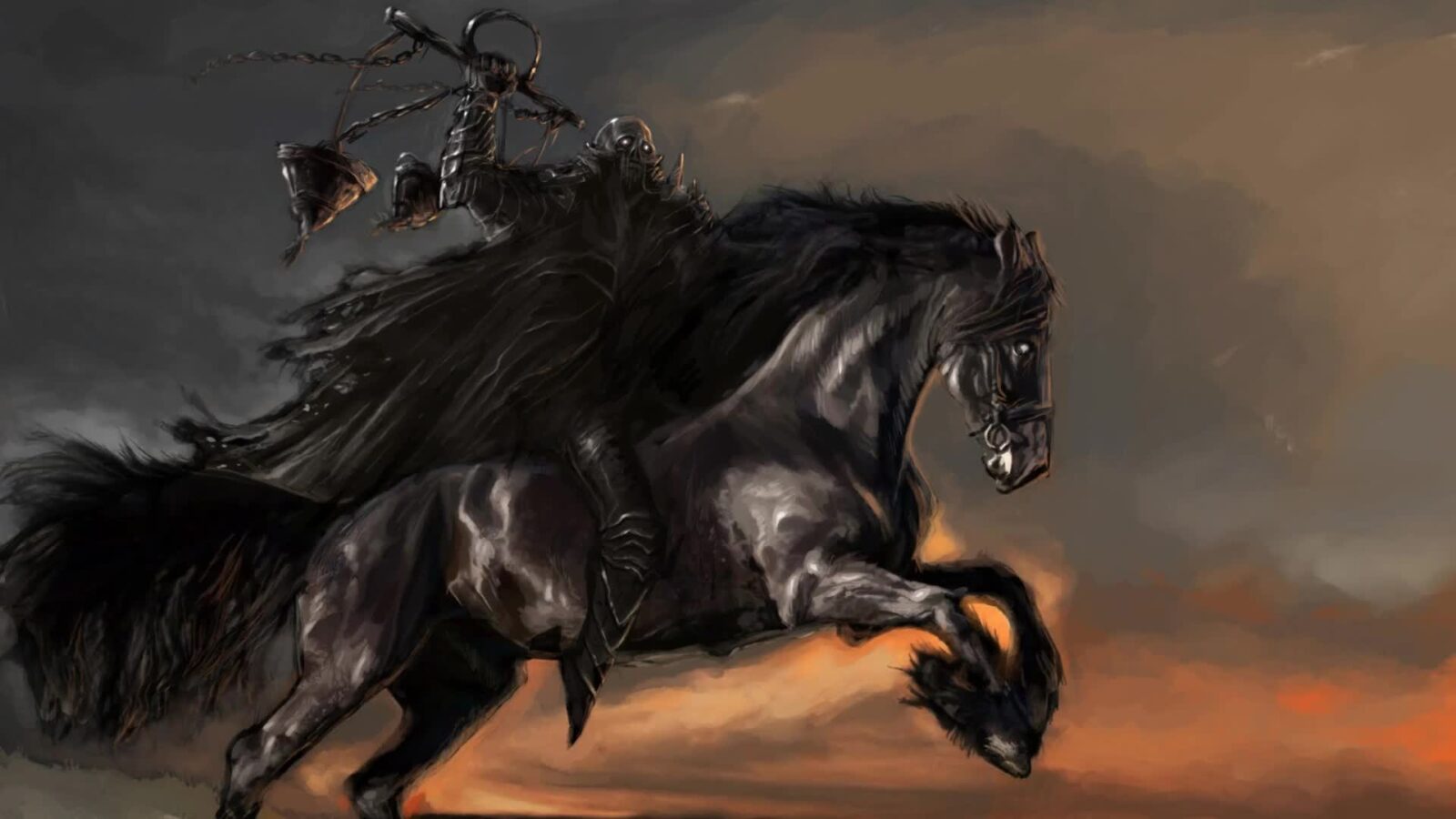 Black Knight Riding - Free Live Wallpaper - Live Desktop Wallpapers