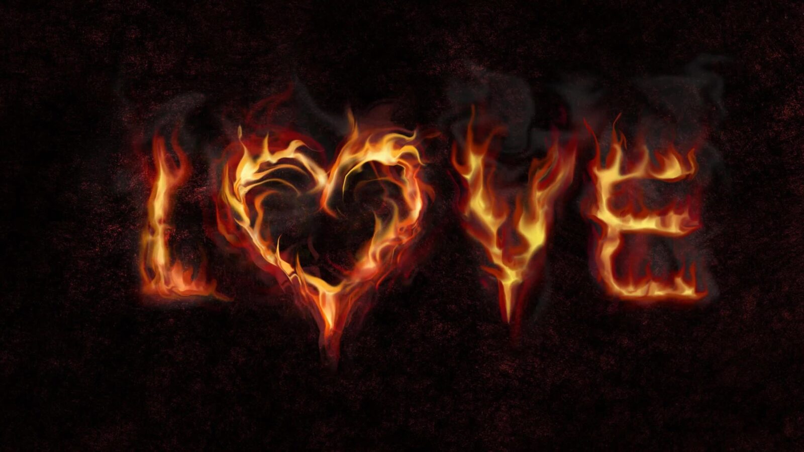 Love Black Fire Abstract 2K Free Live Wallpaper Live