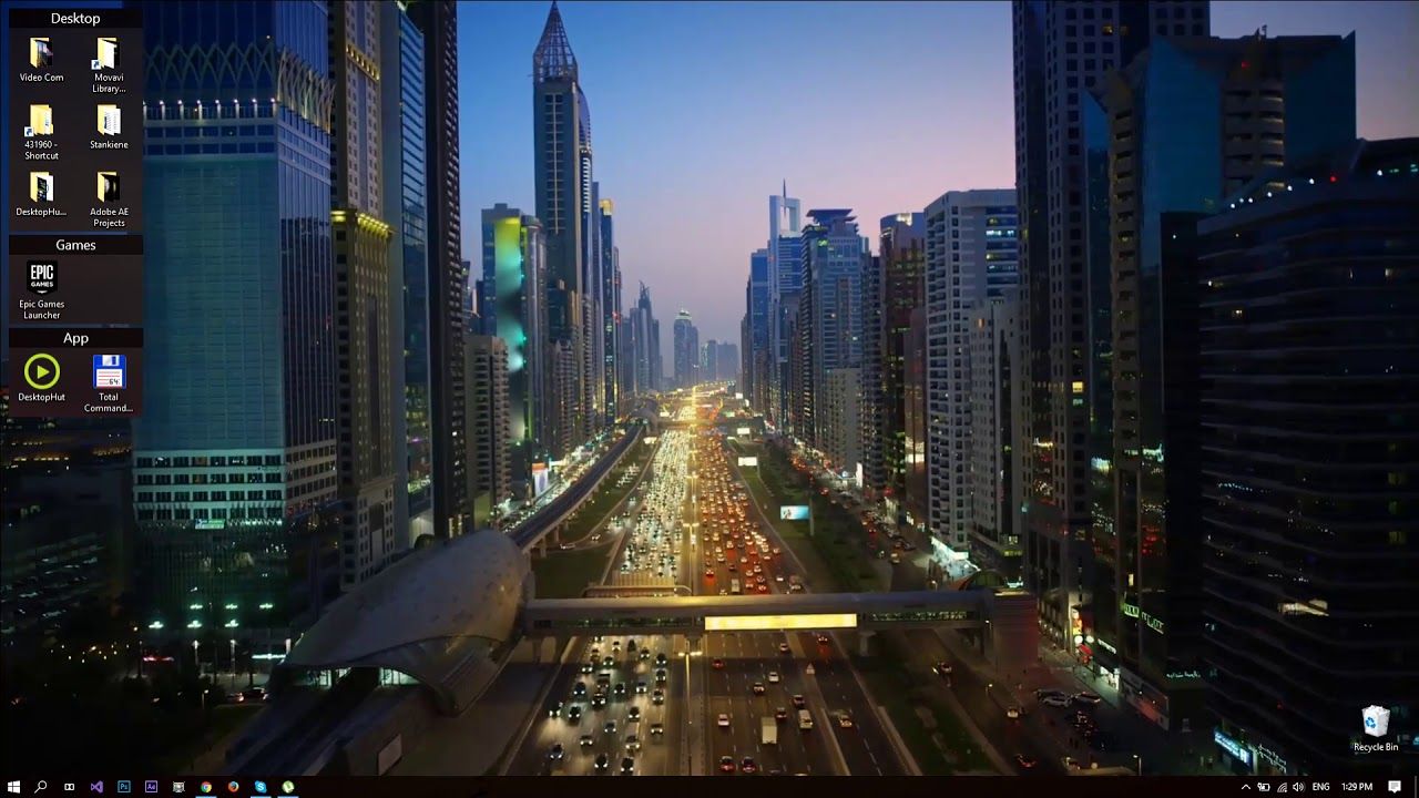 Amazing Dubai Night – Free Live Wallpaper