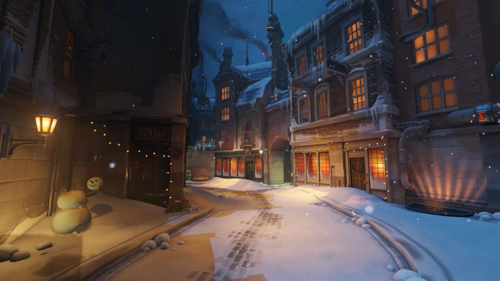 LiveWallpapers4Free.com | King's Row Christmas Overwatch Game - Free Live Wallpaper