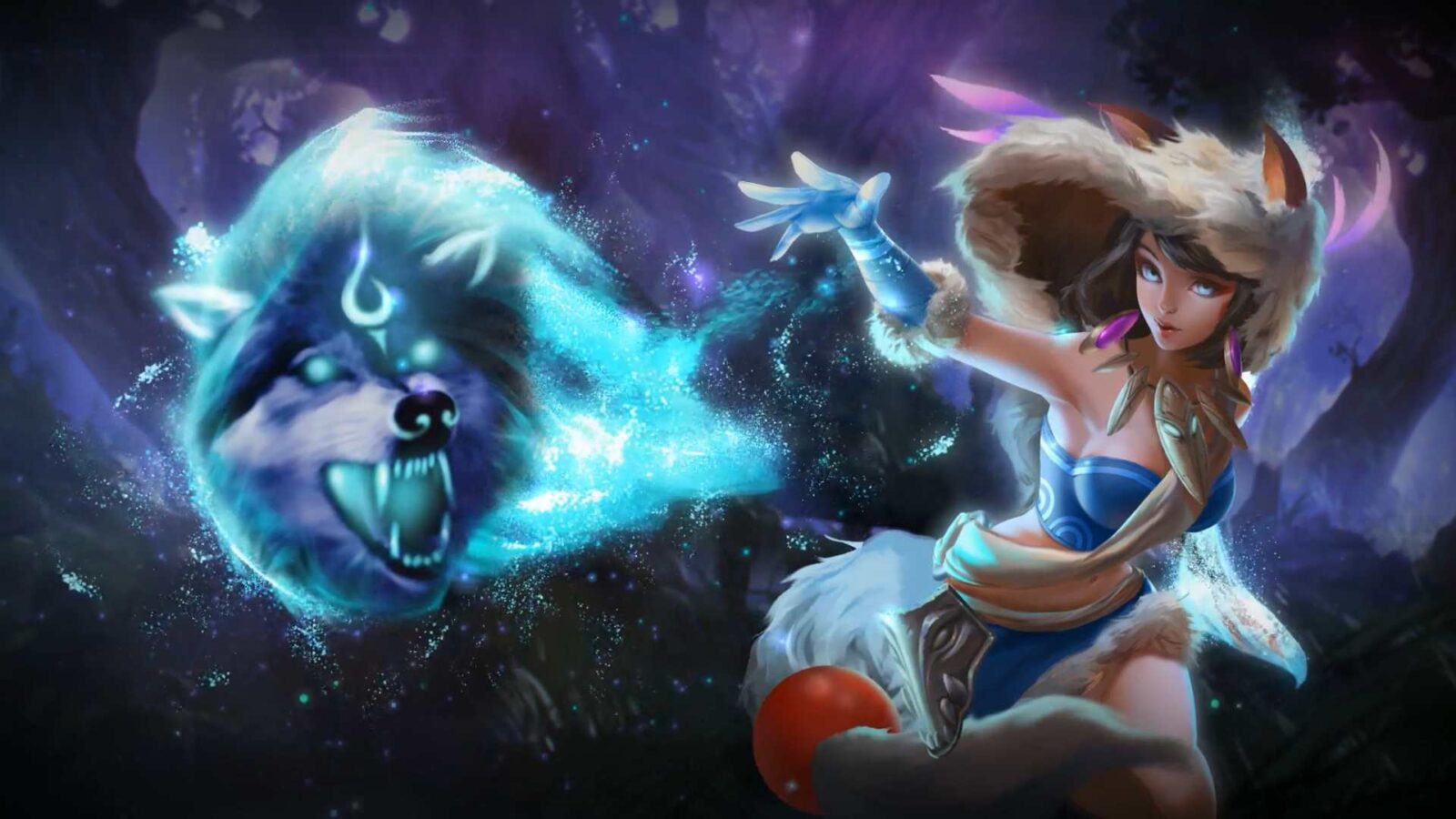 League of Angels 2 Wolf Girl - Free Live Wallpaper - Live Desktop