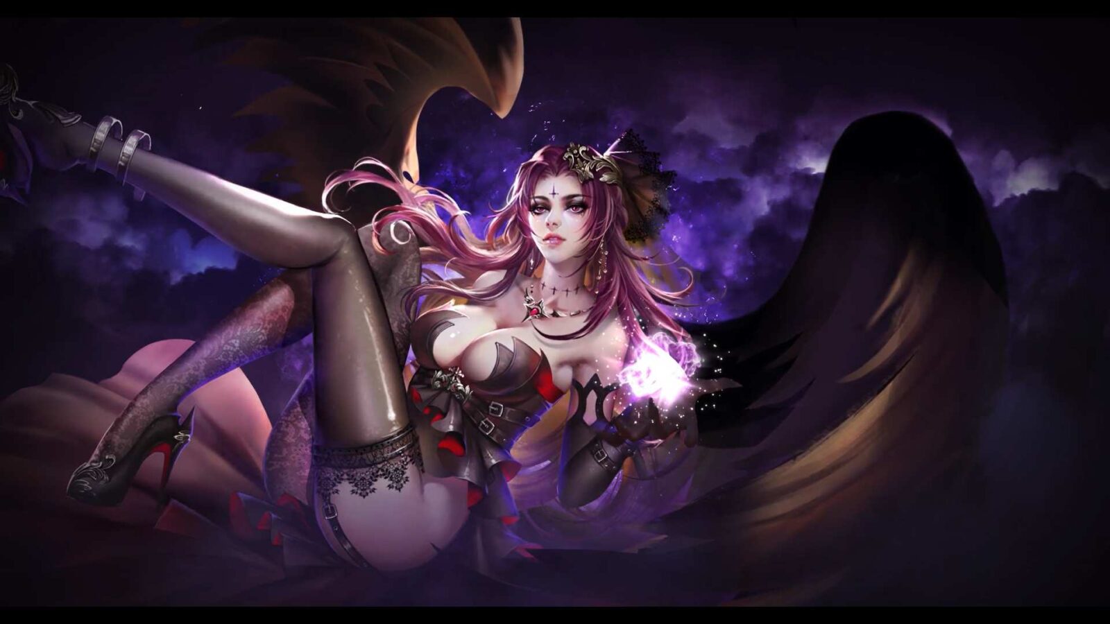 Dark Angel – League of Angels 2 – Free Live Wallpaper