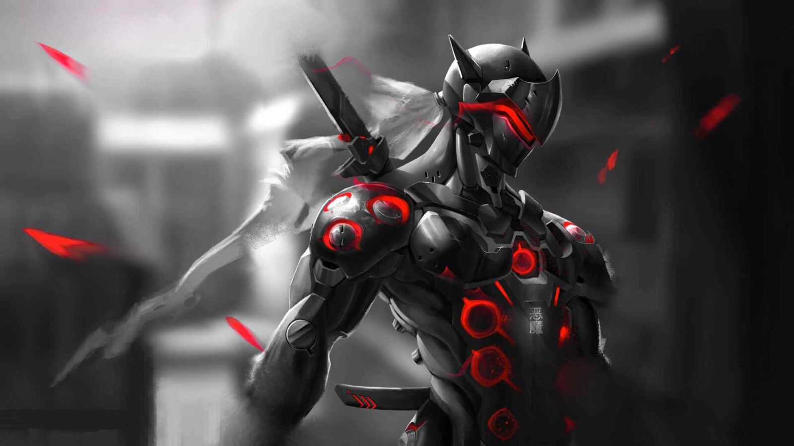 Dark Genji Gaming Background - Free Live Wallpaper