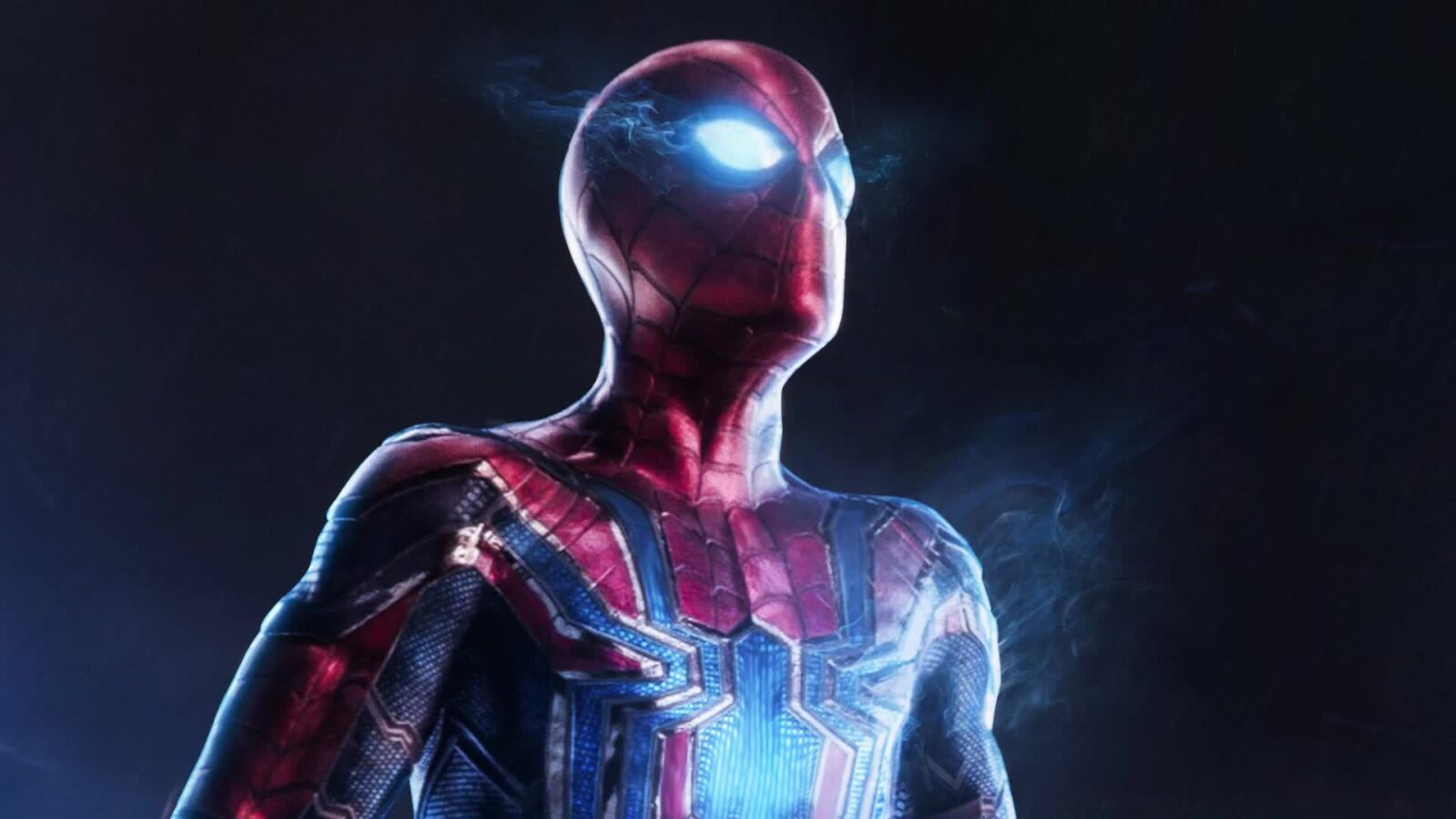Spider Man Avengers Infinity War Shining Eyes - Free Live Wallpaper