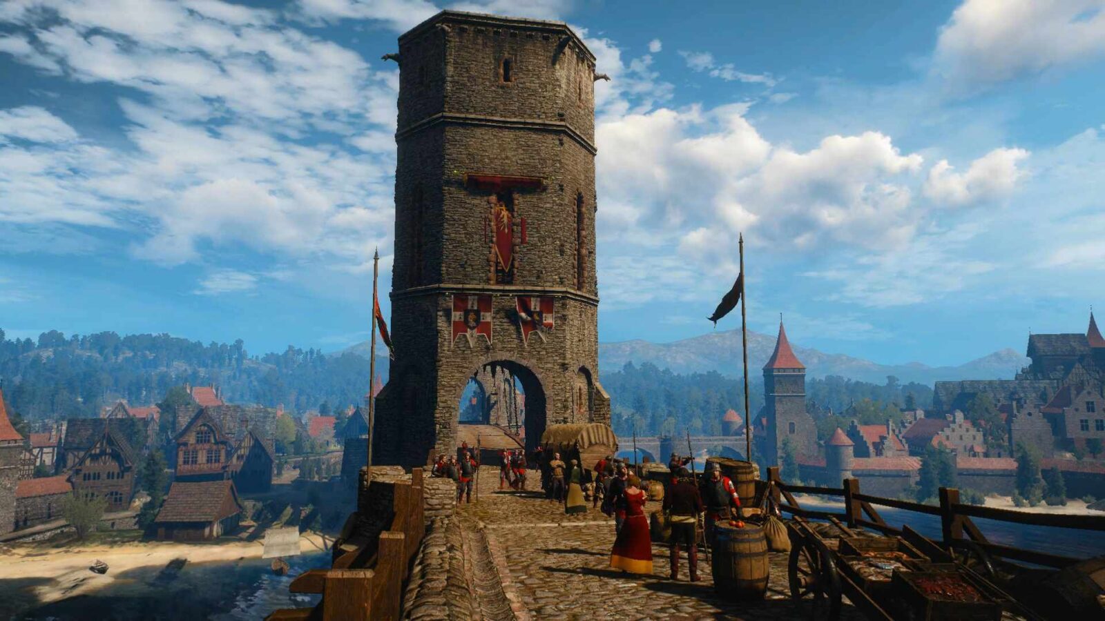LiveWallpapers4Free.com | Witcher 3 Gate - Free Live Wallpaper