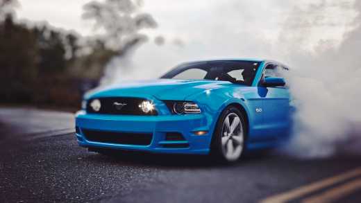 LiveWallpapers4Free.com | Ford Mustang Smoke 4k - Free Live Wallpaper