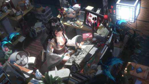 Onmyoji Game Anime Girl 4K - Free Live Wallpaper