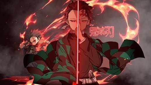 LiveWallpapers4Free.com | Tanjiro Kamado Cahracter From Demon Slayer - Free Live Wallpaper
