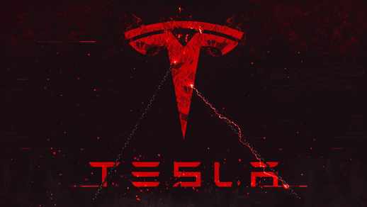 LiveWallpapers4Free.com | Tesla Lightning 4K Logo - Free Live Wallpaper