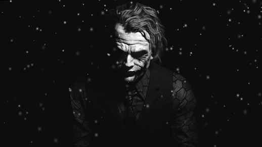 Joker Black-white Dc Comics - Livewallpapers4free.com