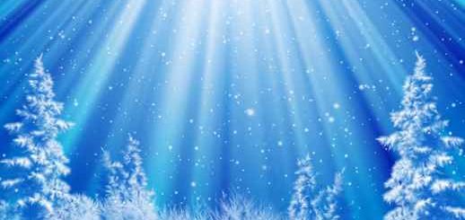 Winter Composition Blue Christmas 4K - Live Wallpaper