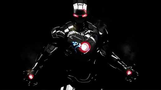 Live Desktop Wallpapers | Black Iron Man - The Avengers