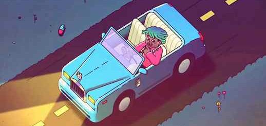 Lil Uzi In Car Animated Desktop Background