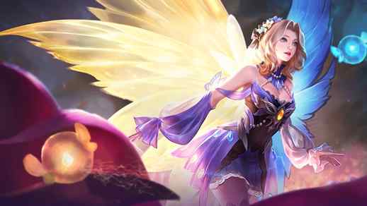 LiveWallpapers4Free.com | Lunox Butterfly Seraphim Skin - Mobile Legends Android Game