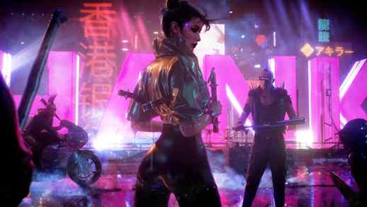 Kung Fu Girl with Nunchucks / Cyberpunk 2077