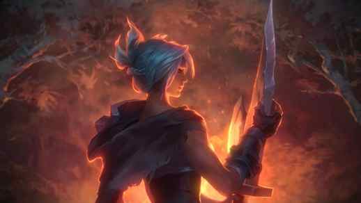 LiveWallpapers4Free.com | Riven the Exile League Of Legends Champion