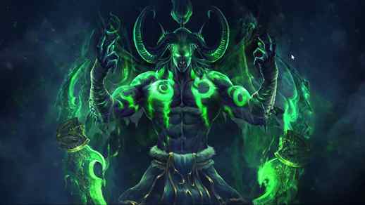 LiveWallpapers4Free.com | Illidan Stormrage Night Elf Demon Hunter / World Of Warcraft