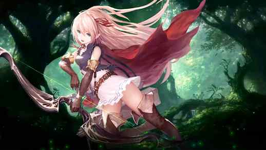 LiveWallpapers4Free.com | Arisa Sylvan Archer From Shadowverse