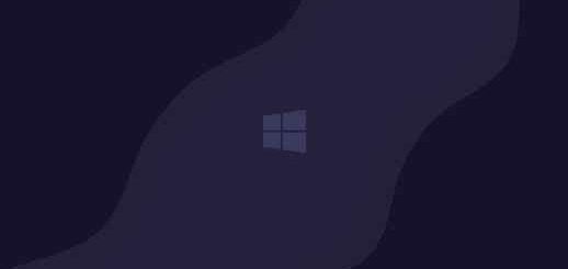 Windows 10 Logo Dark Blue Abstract Wave