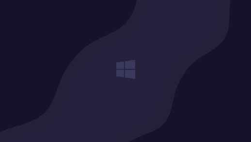 Live Desktop Wallpapers | Windows 10 Logo Dark Blue Abstract Wave