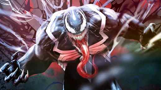 LiveWallpapers4Free.com | Enraged Mad Venom Marvel 4K - Live Wallpaper