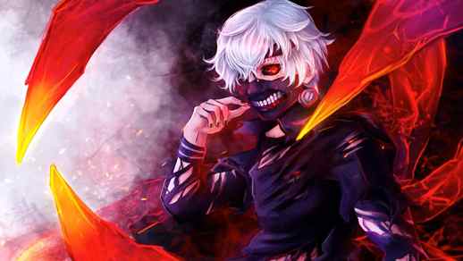 LiveWallpapers4Free.com | Ken Kaneki Tokyo Ghoul / Red Eyes / Anime - Live Wallpaper