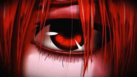 LiveWallpapers4Free.com | Elfen Lied Lucy Eye Red Hairs - Live Wallpaper