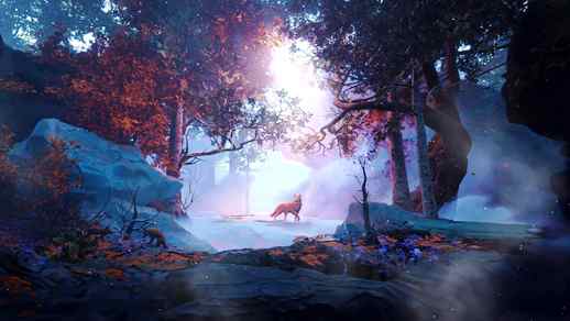 LiveWallpapers4Free.com | Autumn / Red Forest / Fox / Fantasy World - Live Wallpaper