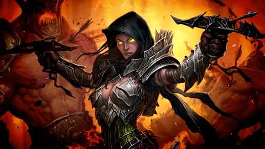 LiveWallpapers4Free.com | Demon Hunter Diablo III Game - Live Wallpaper
