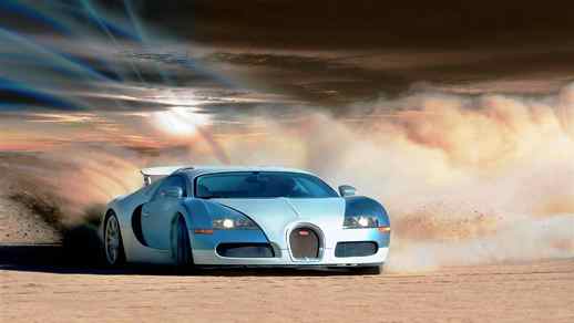 Bugatti Veyron Desert Dust Storm - Live Wallpaper