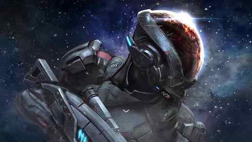 LiveWallpapers4Free.com | Soldier in a Space Helmet / Mass Effect Game - Live Wallpaper