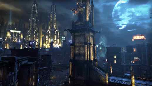 Live Desktop Wallpapers | Batman Arkham City / Night Lights - Live Wallpaper