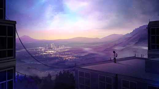 City View Evening Sunset 4K - Animated Desktop