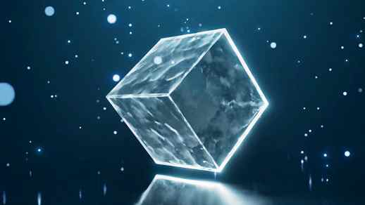 LiveWallpapers4Free.com | 3D Crystal Cube Abstract - Animated Desktop