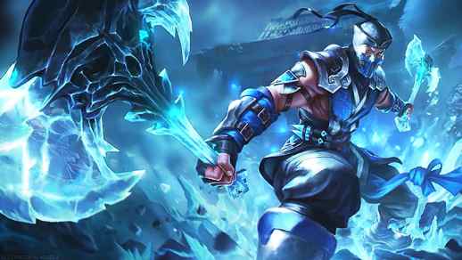 LiveWallpapers4Free.com | Sub Zero With Axes MK Game - Animated Desktop