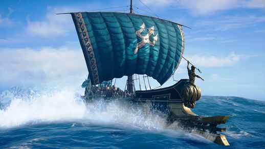 Sail / Boat On The Sea / Assassinâ€™s Creed Odyssey / 4K – Live Desktop