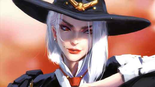 LiveWallpapers4Free.com | Cute Blonde Ashe is a Hero of Overwatch at 4K - Motion Desktop
