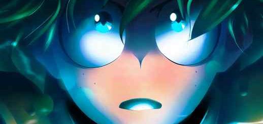 Deku Power Up Big Eyes My Hero Academia - Animated Desktop